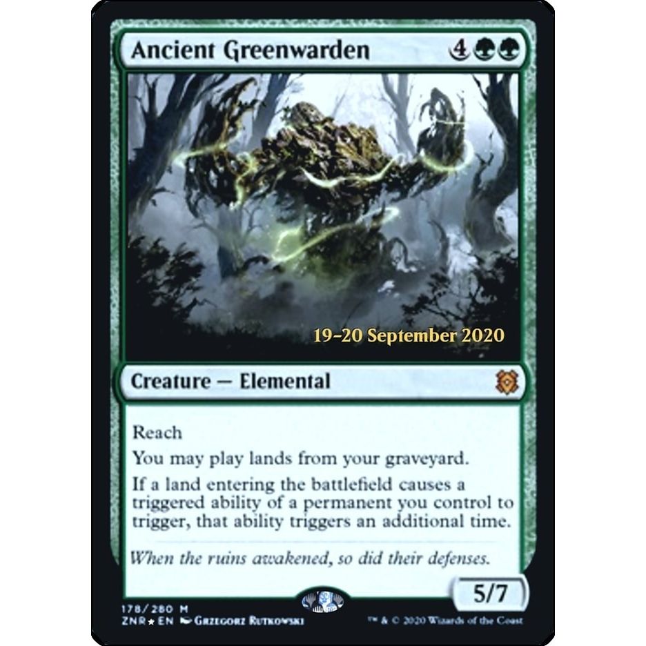 Image for Ancient Greenwarden (178) (PRE) - Magic: The Gathering