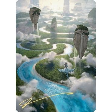 Image for Clearwater Pathway Art Card (Gold-Stamped Signature) (25) (ASZNR) - Magic: The Gathering