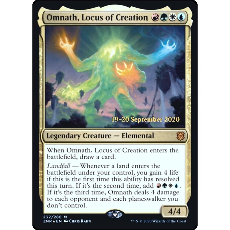 Image for Omnath, Locus of Creation (232) (PRE) - Magic: The Gathering
