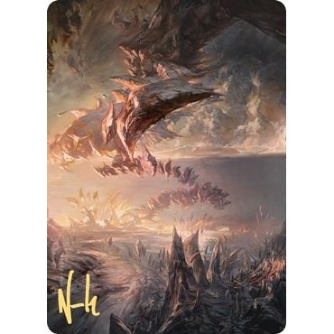 Image for Needleverge Pathway Art Card (Gold-Stamped Signature) (27) (ASZNR) - Magic: The Gathering