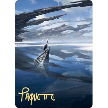 Image for Seachrome Coast Art Card (Gold-Stamped Signature) (31) (ASZNR) - Magic: The Gathering