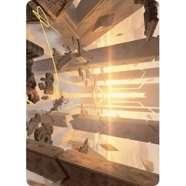 Image for Skyclave Basilica Art Card (Gold-Stamped Signature) (44) (ASZNR) - Magic: The Gathering