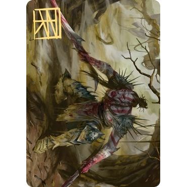 Image for Highborn Vampire Art Card (Gold-Stamped Signature) (55) (ASZNR) - Magic: The Gathering
