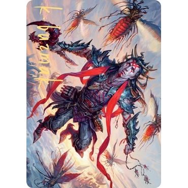 Image for Scion of the Swarm Art Card (Gold-Stamped Signature) (59) (ASZNR) - Magic: The Gathering