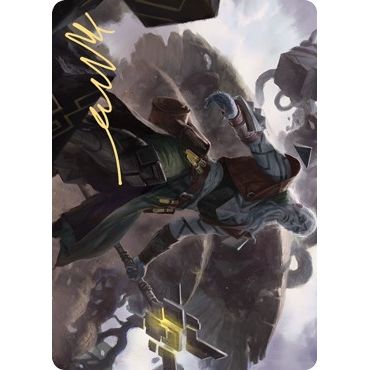 Image for Orah, Skyclave Hierophant Art Card (Gold-Stamped Signature) (79) (ASZNR) - Magic: The Gathering