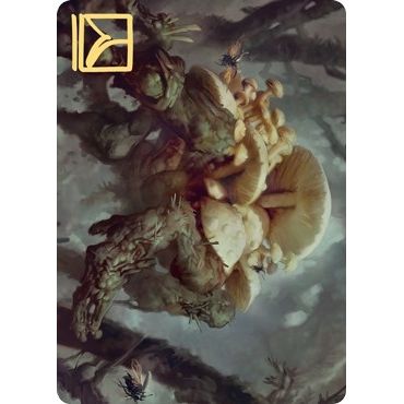 Image for Swarm Shambler Art Card (Gold-Stamped Signature) (73) (ASZNR) - Magic: The Gathering