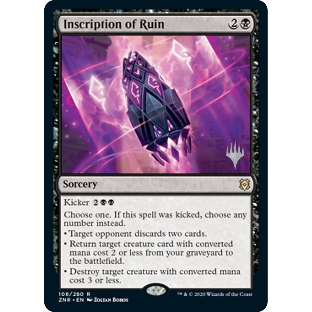 Image for Inscription of Ruin (108) (PPZNR) - Magic: The Gathering