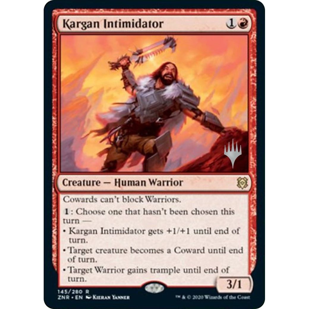 Image for Kargan Intimidator (145) (PPZNR) - Magic: The Gathering