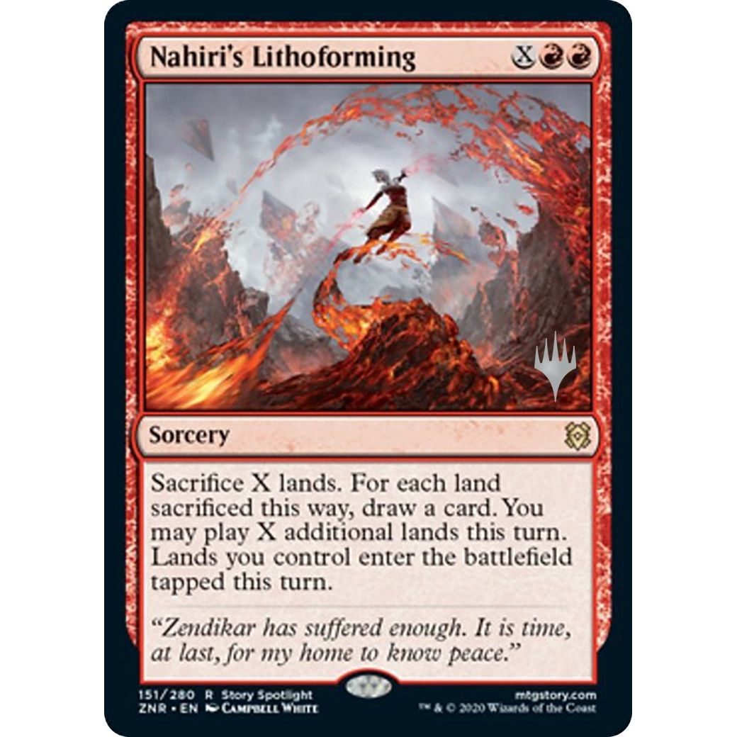 Image for Nahiri's Lithoforming (151) (PPZNR) - Magic: The Gathering