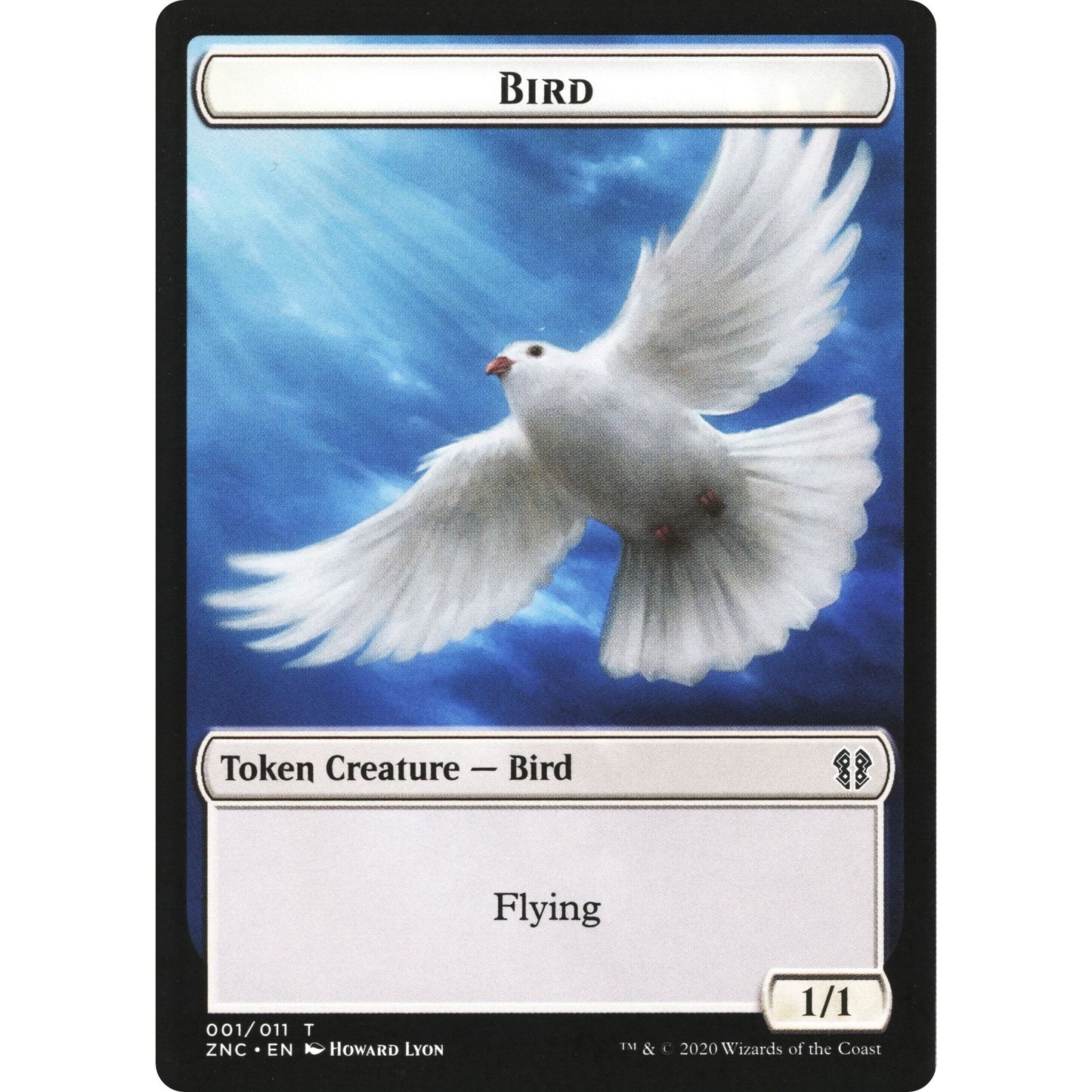Image for Bird // Kor Ally Double-Sided Token (1 // 2) (ZNC) - Magic: The Gathering