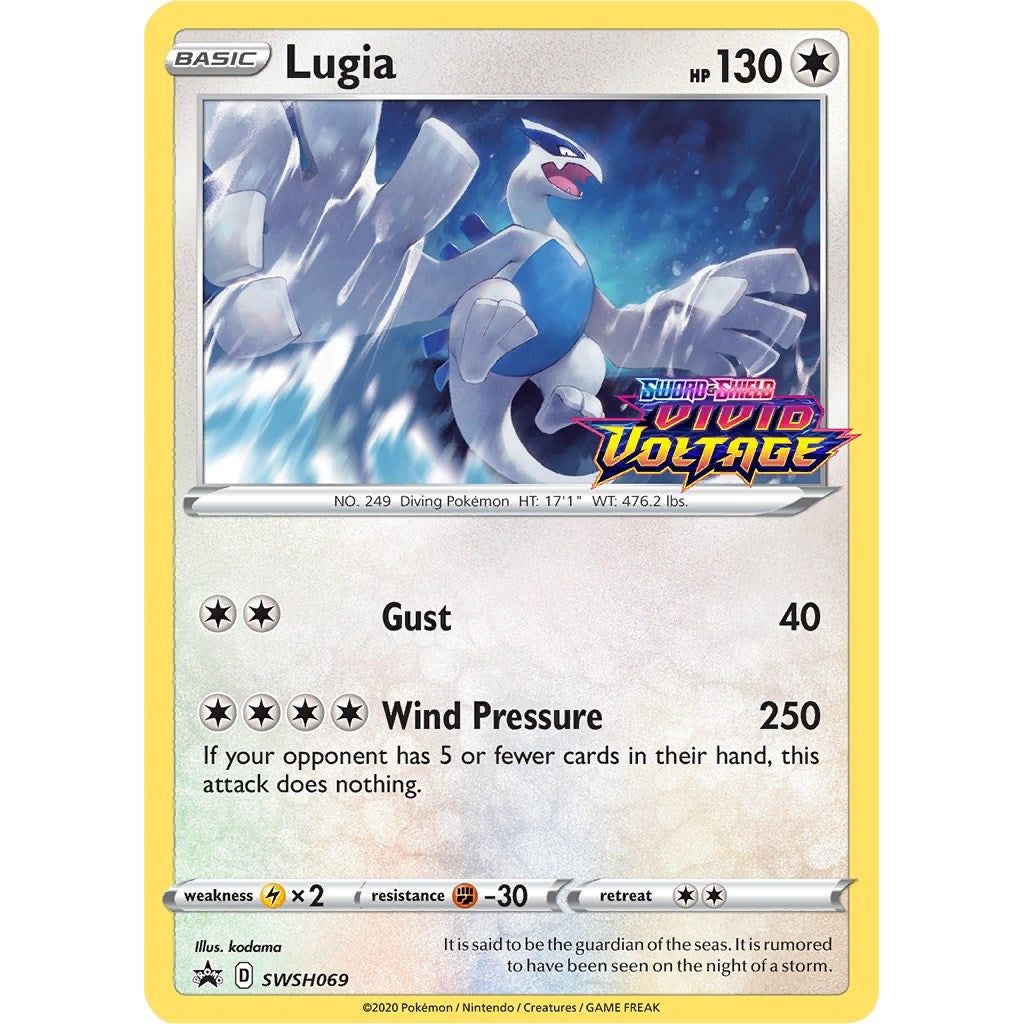 Image for Lugia - SWSH069 (Prerelease) (SWSH069) (SWSD) - Pokemon