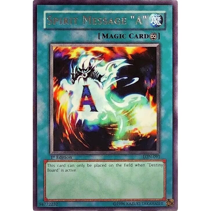 Image for Spirit Message "A" (LON-091) (LON) - YuGiOh