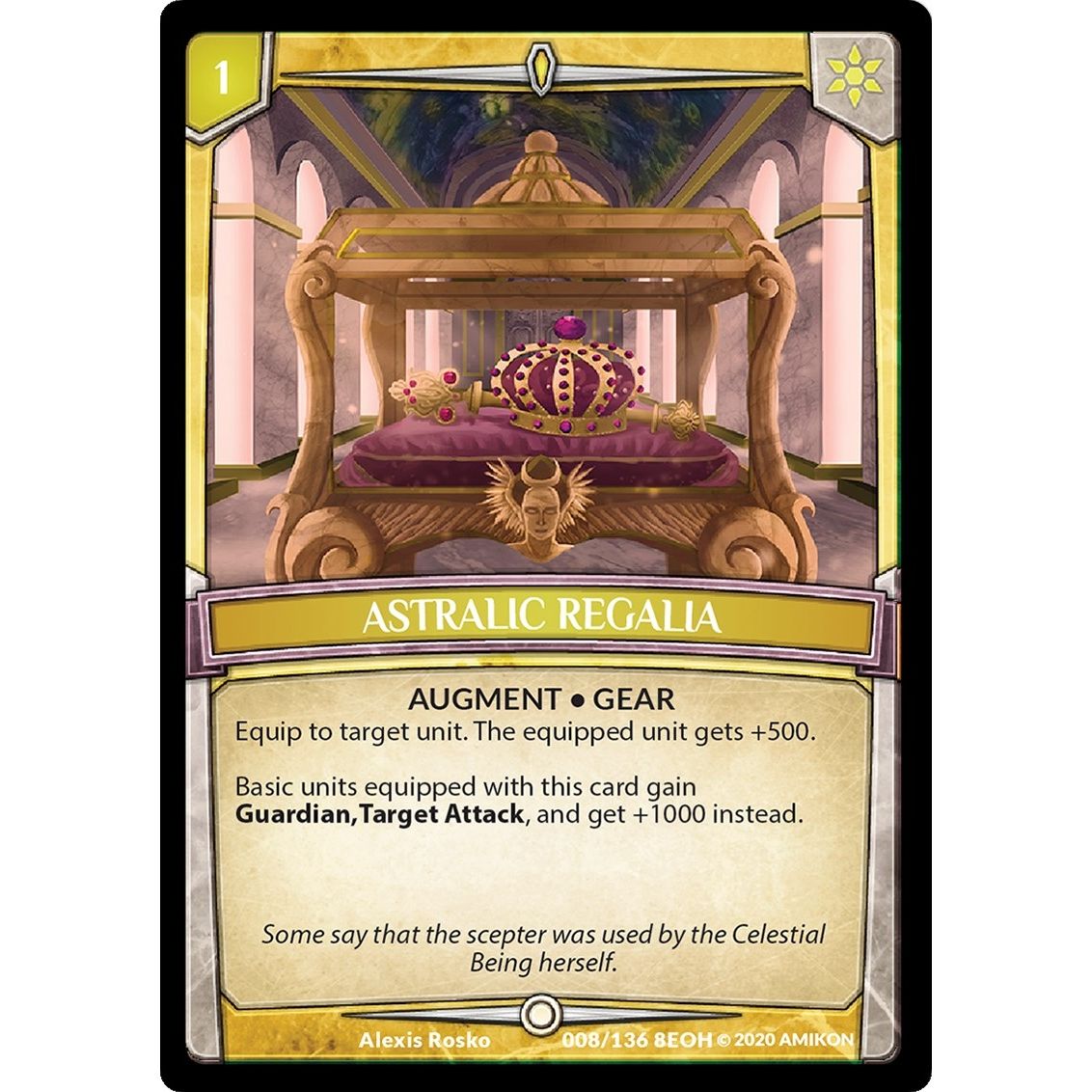 Image for Astralic Regalia (8/136 8EOH) (EOH) - Argent Saga TCG
