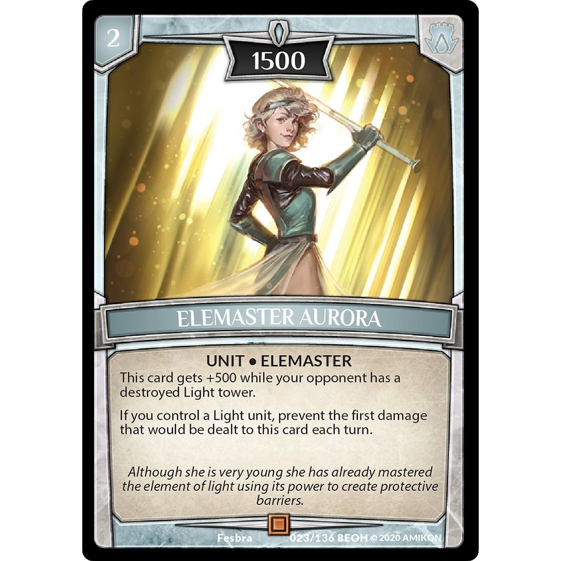 Image for Elemaster Aurora (23/136 8EOH) (EOH) - Argent Saga TCG
