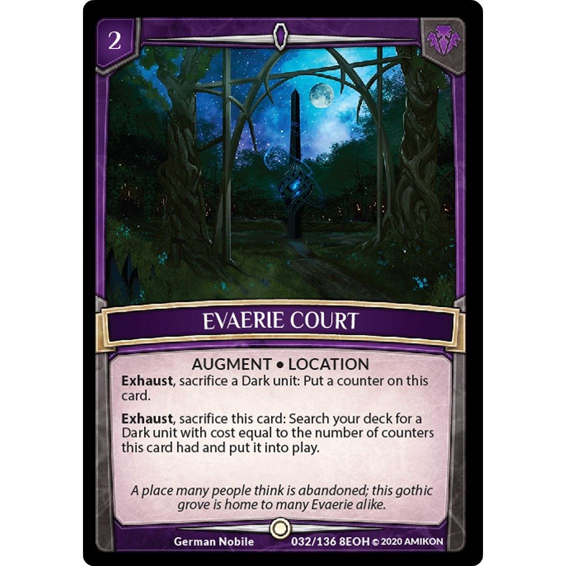 Image for Evaerie Court (32/136 8EOH) (EOH) - Argent Saga TCG