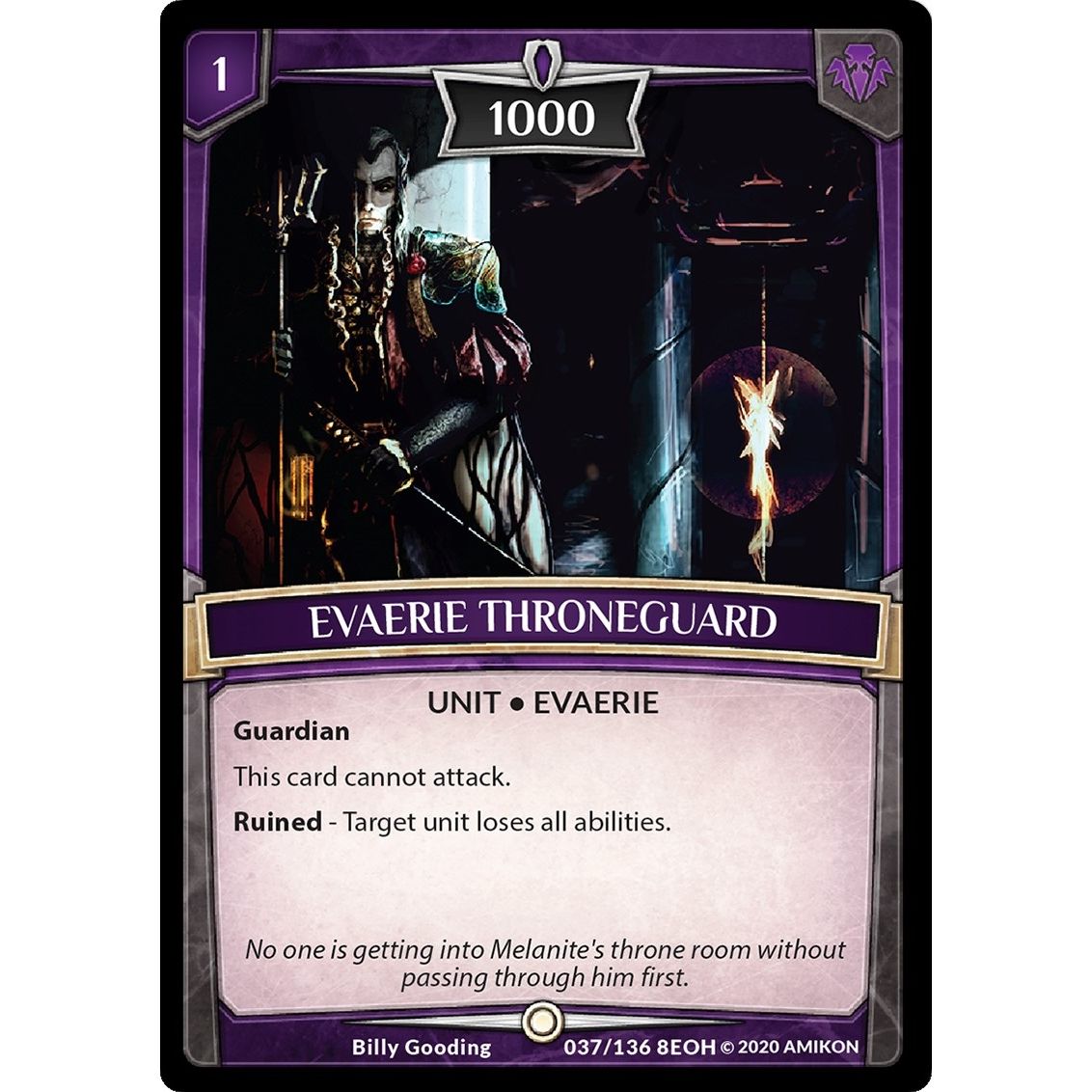 Image for Evaerie Throneguard (37/136 8EOH) (EOH) - Argent Saga TCG