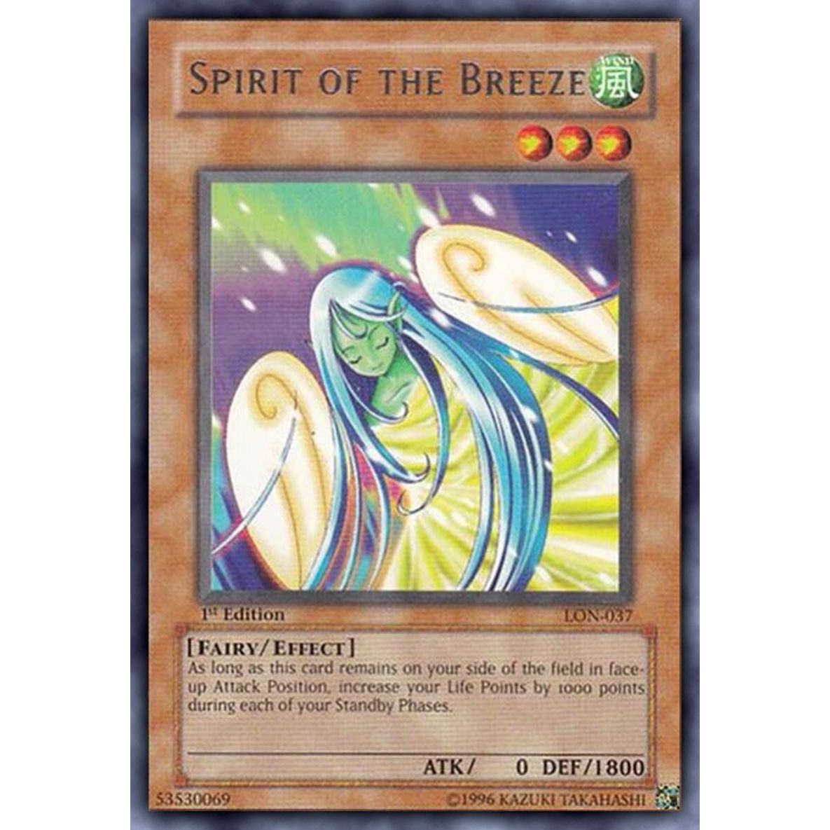 Image for Spirit of the Breeze (LON-037) (LON) - YuGiOh