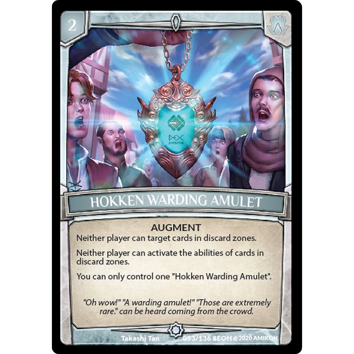 Image for Hokken Warding Amulet (53/136 8EOH) (EOH) - Argent Saga TCG