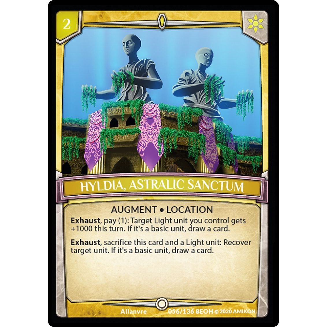 Image for Hyldia, Astralic Sanctum (56/136 8EOH) (EOH) - Argent Saga TCG