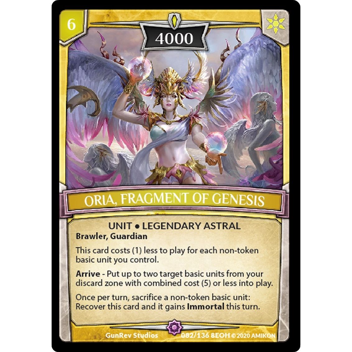 Image for Oria, Fragment of Genesis (82/136 8EOH) (EOH) - Argent Saga TCG