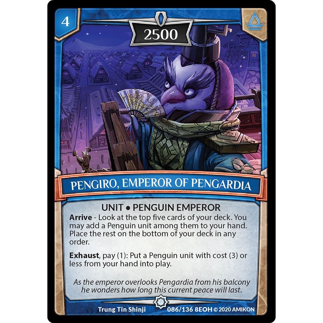 Image for Pengiro, Emperor of Pengardia (86/136 8EOH) (EOH) - Argent Saga TCG