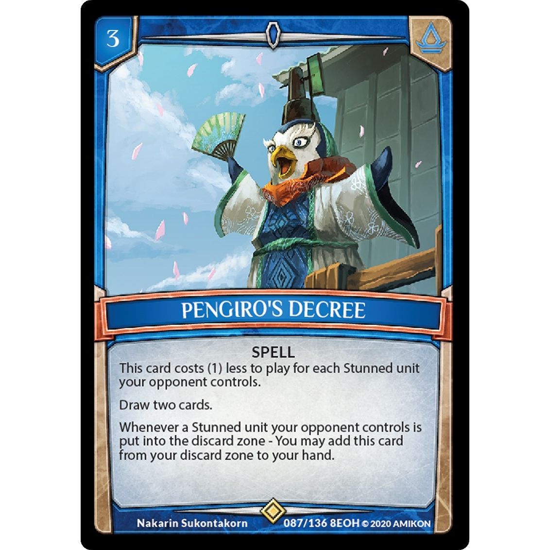 Image for Pengiro's Decree (87/136 8EOH) (EOH) - Argent Saga TCG