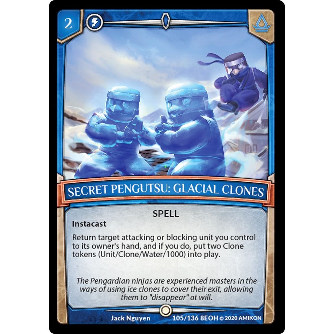 Image for Secret Pengutsu: Glacial Clones (105/136 8EOH) (EOH) - Argent Saga TCG