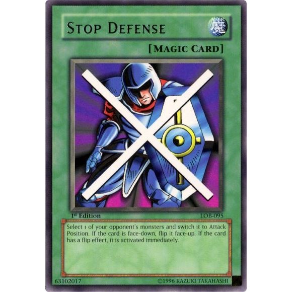 Image for Stop Defense (LOB-095) (LOB) - YuGiOh
