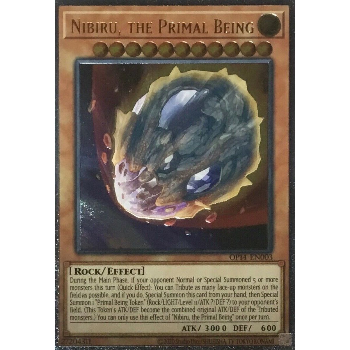 Image for Nibiru, the Primal Being (UTR) (OP14-EN003) (OP14) - YuGiOh