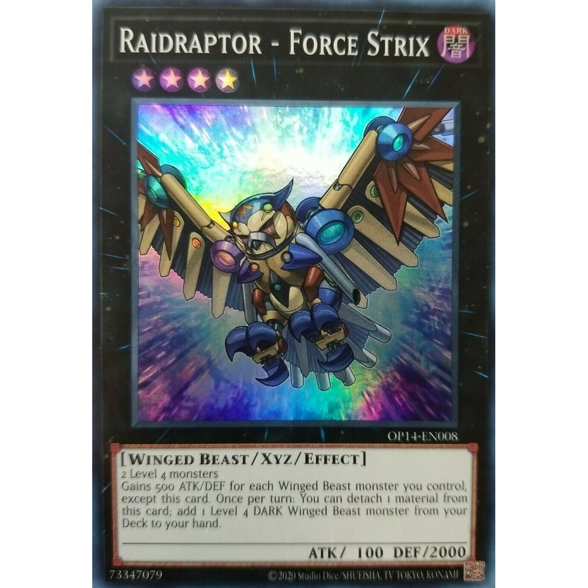 Image for Raidraptor - Force Strix (OP14-EN008) (OP14) - YuGiOh