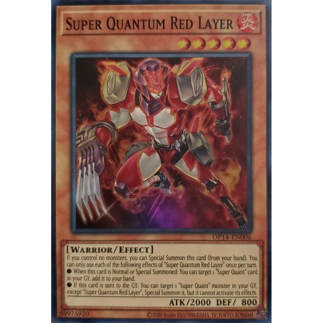 Image for Super Quantum Red Layer (OP14-EN006) (OP14) - YuGiOh