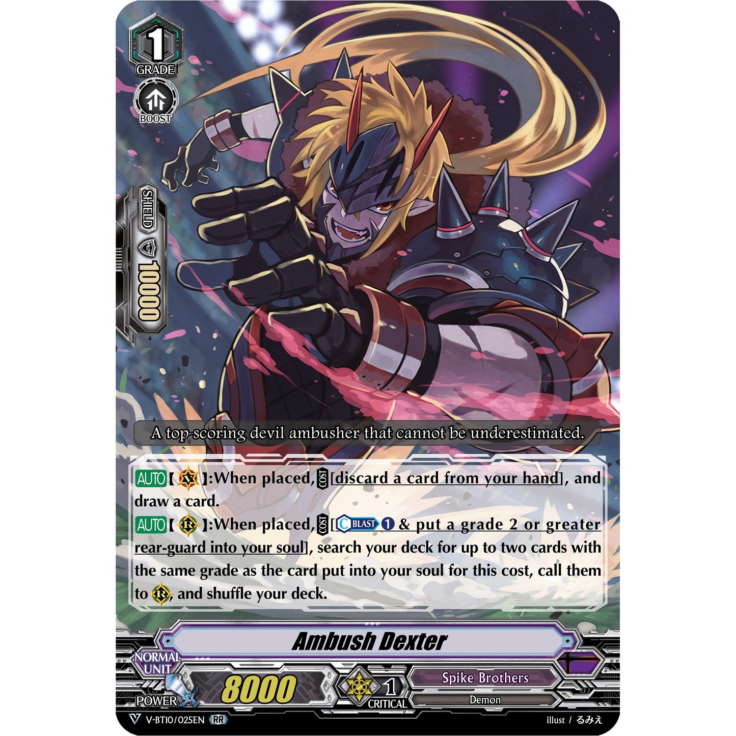 Image for Ambush Dexter (V-BT10/025EN) (V-BT10) - Cardfight Vanguard