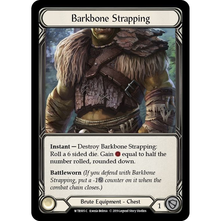 Image for Barkbone Strapping (WTR005) (WTR) - Flesh and Blood TCG