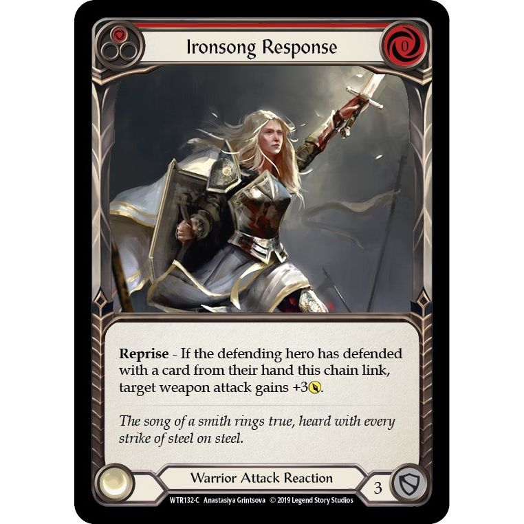 Image for Ironsong Response (Red) (WTR132) (WTR) - Flesh and Blood TCG
