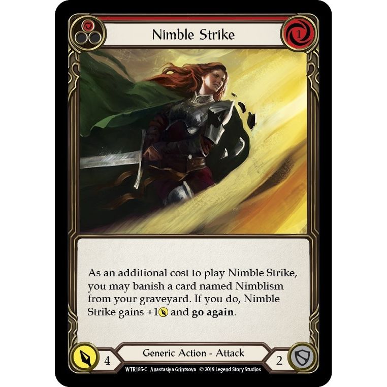 Image for Nimble Strike (Red) (WTR185) (WTR) - Flesh and Blood TCG