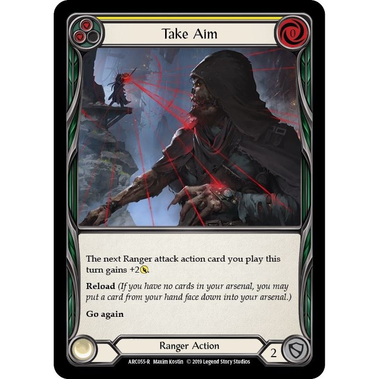 Image for Take Aim (Yellow) (ARC055) (ARC) - Flesh and Blood TCG