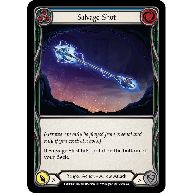 Image for Salvage Shot (Blue) (ARC068) (ARC) - Flesh and Blood TCG