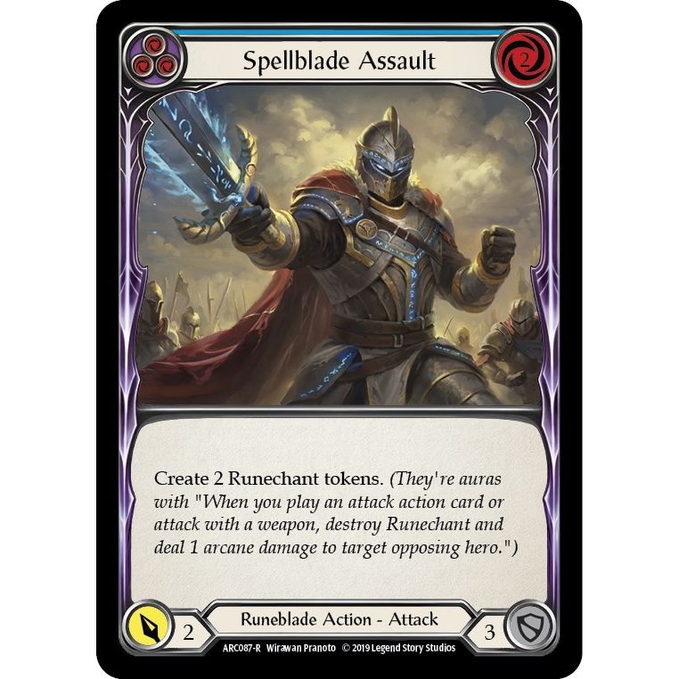 Image for Spellblade Assault (Blue) (ARC087) (ARC) - Flesh and Blood TCG