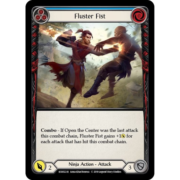 Image for Fluster Fist (Blue) (KSU022) (KSU) - Flesh and Blood TCG