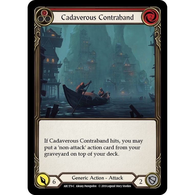 Image for Cadaverous Contraband (Red) (ARC179) (ARC) - Flesh and Blood TCG