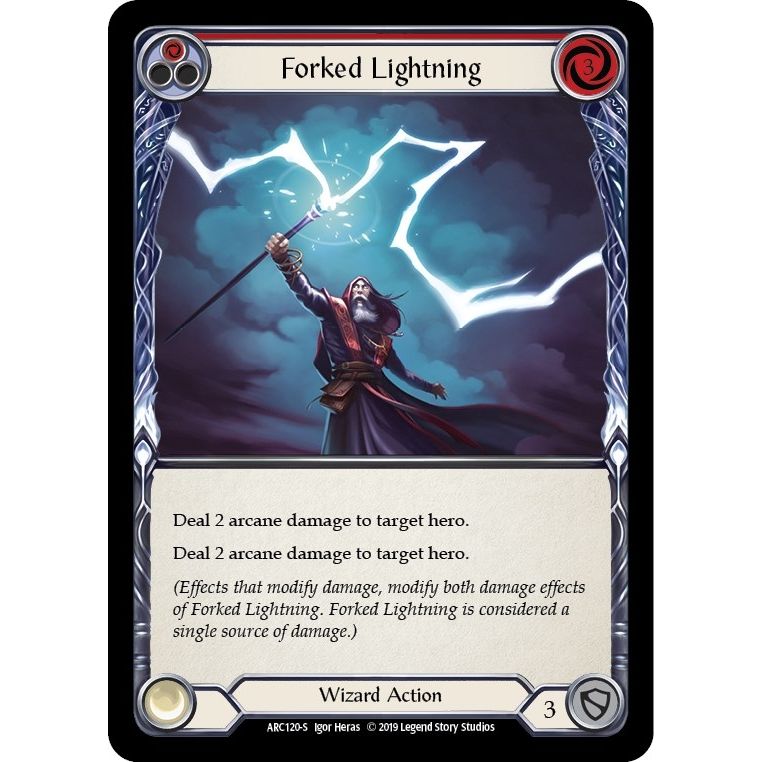 Image for Forked Lightning (ARC120) (ARC) - Flesh and Blood TCG