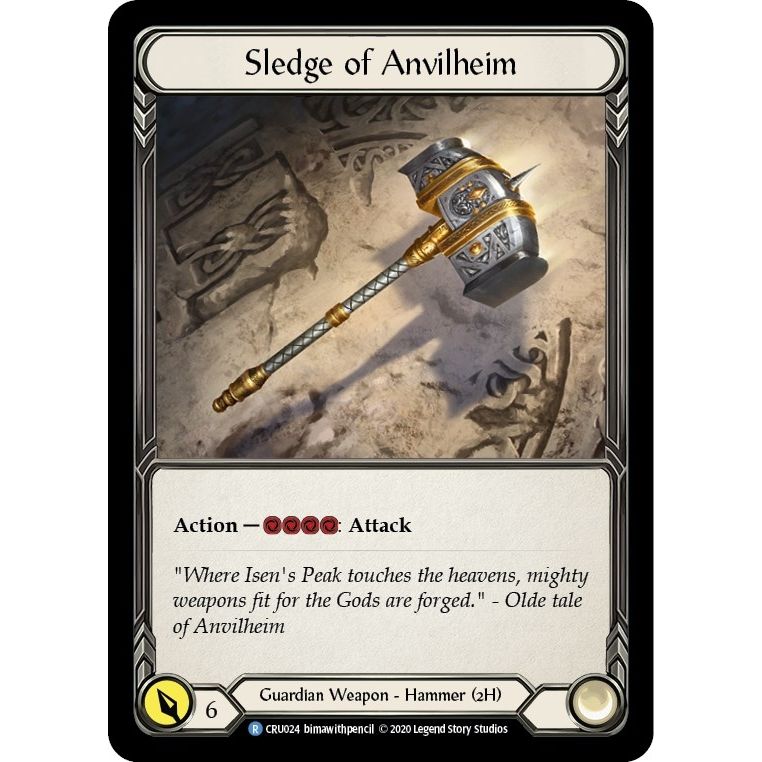Image for Sledge of Anvilheim (CRU024) (CRU) - Flesh and Blood TCG
