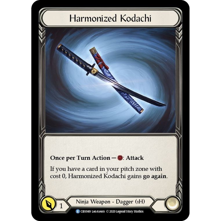 Image for Harmonized Kodachi (Reverse) (CRU049) (CRU) - Flesh and Blood TCG