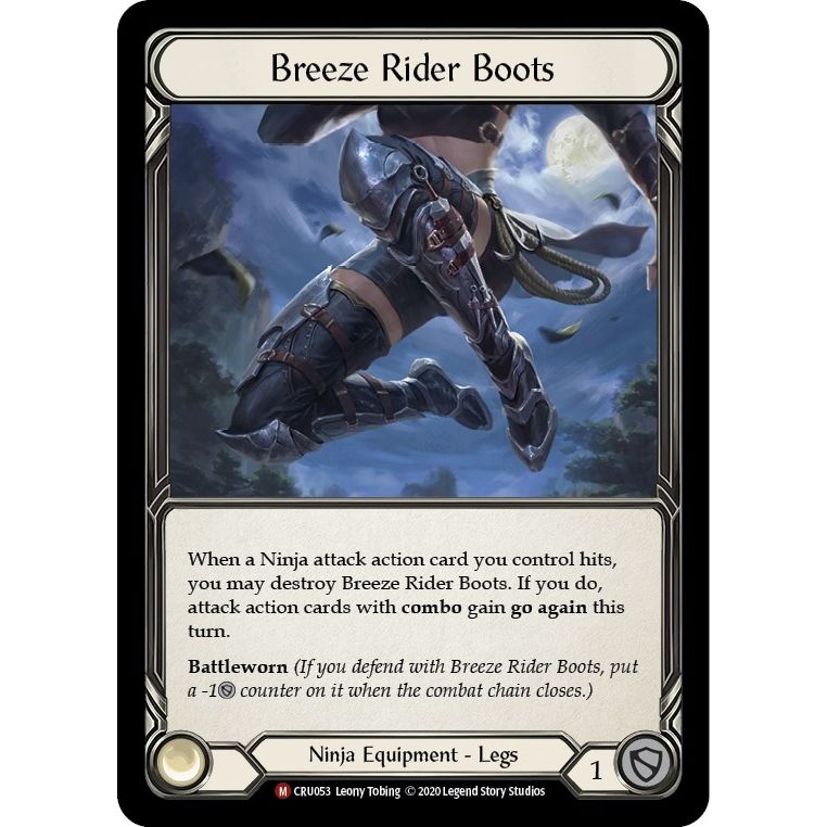 Image for Breeze Rider Boots (CRU053) (CRU) - Flesh and Blood TCG