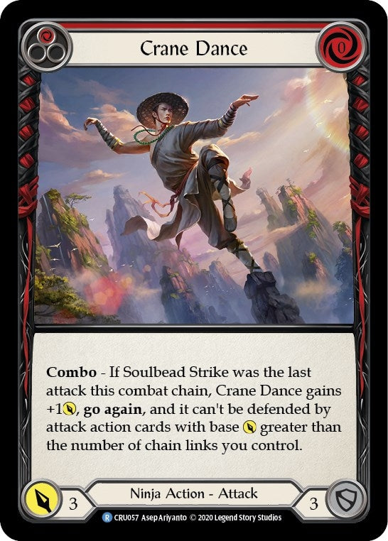 Image for Crane Dance (Red) (CRU057) (CRU) - Flesh and Blood TCG