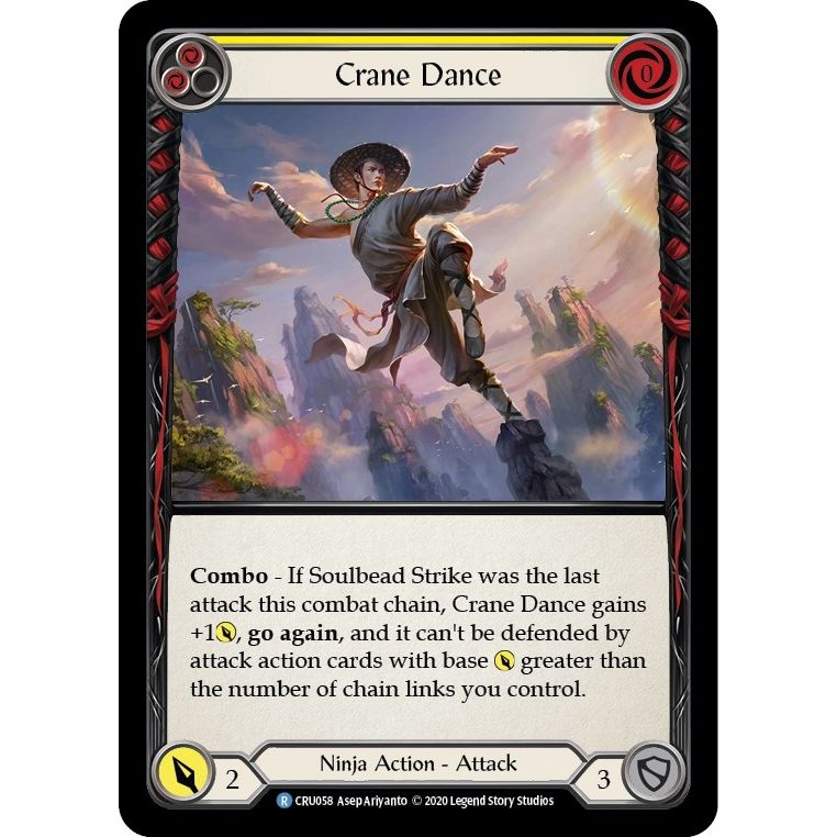 Image for Crane Dance (Yellow) (CRU058) (CRU) - Flesh and Blood TCG