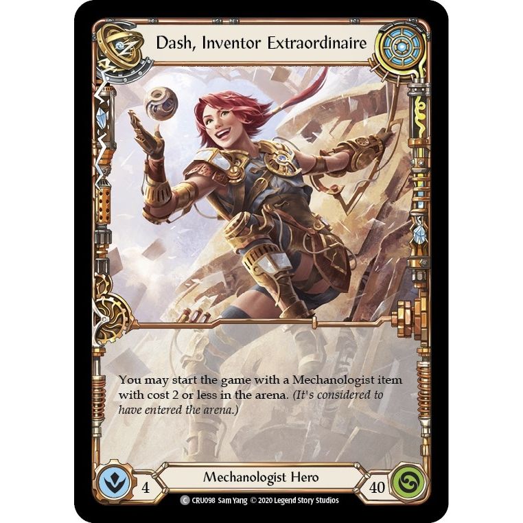 Image for Dash, Inventor Extraordinaire (CRU098) (CRU) - Flesh and Blood TCG