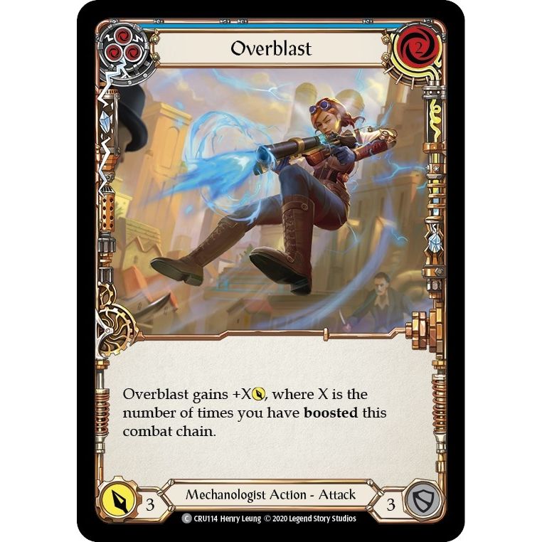 Image for Overblast (Blue) (CRU114) (CRU) - Flesh and Blood TCG