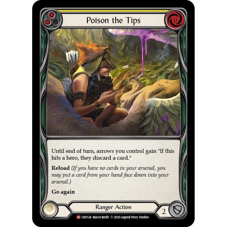 Image for Poison the Tips (CRU124) (CRU) - Flesh and Blood TCG
