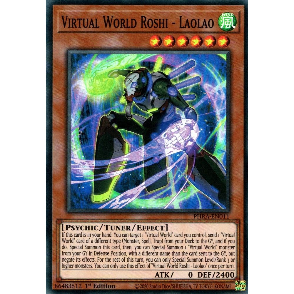 Image for Virtual World Roshi - Laolao (PHRA-EN011) (PHRA) - YuGiOh